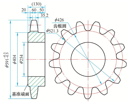【兆恒機械】滲碳齒部有嚴(yán)重的貫穿型裂紋，何原因？